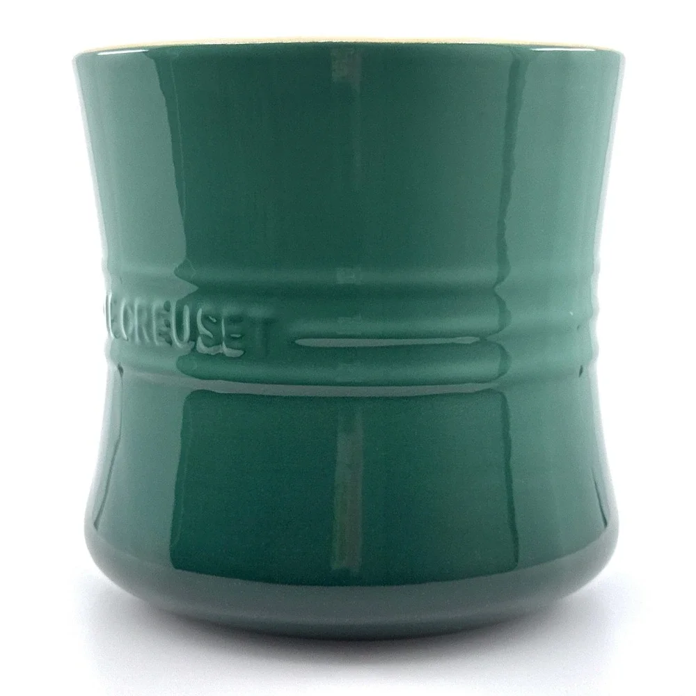 Le Creuset Artichaut Green Large Utensil Crock 2.3L / 2.38 Qt Stoneware 2102